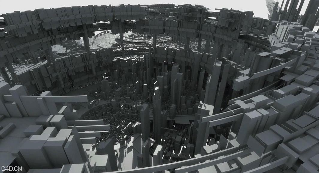C4D+PS快速创建大型城市教程Speed Modelisation, structures Futuristes - C4D - C4D之家 - cinema4d_ 2015-09-21 21.31.38.jpg