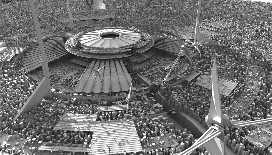 C4D+PS快速创建大型城市教程Speed Modelisation, structures Futuristes - C4D - C4D之家 - cinema4d_ 2015-09-21 21.31.43.jpg