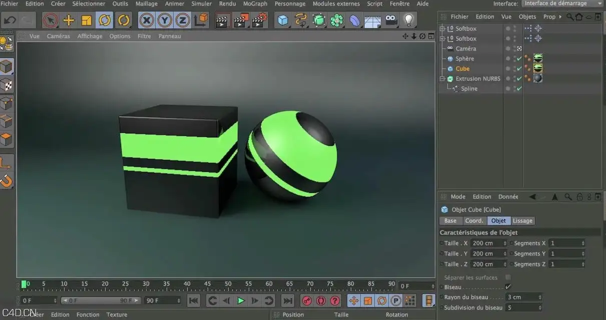 XP表达式绑定一个柔光箱渲染教程Tuto.com - Créer une softbox paramétrique - C4D之家 - cinema4d_ 2015-09-22 15.49.29.jpg