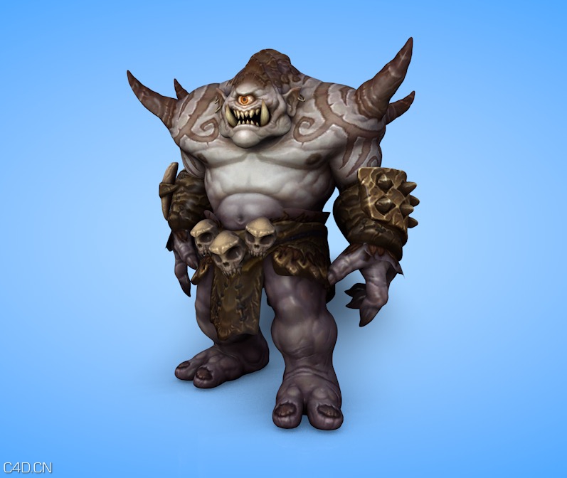 WOW魔兽世界独眼巨人C4D模型 agronn 3dmodel - C4D之家 - cinema4d_ 2015-09-22 16.01.49.jpg