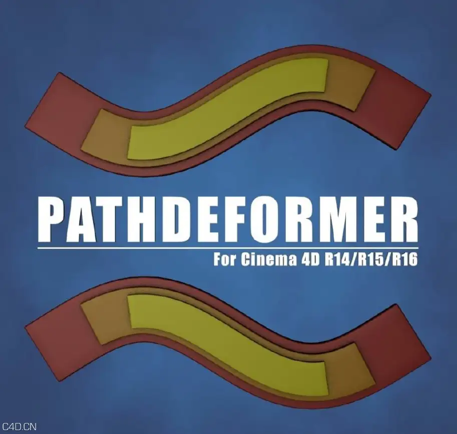 物体沿路径弯曲扭曲动画C4D插件 Tarabella Path Deformer v1.6 R14-R17 Win - C4D之家 - cinema4d_ 2015-09-22 21.15.59.jpg