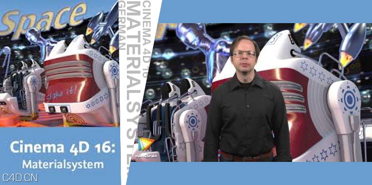 C4D R16材质系统讲解：Video2Brain - Cinema 4D 16 Materialsystem GERMAN