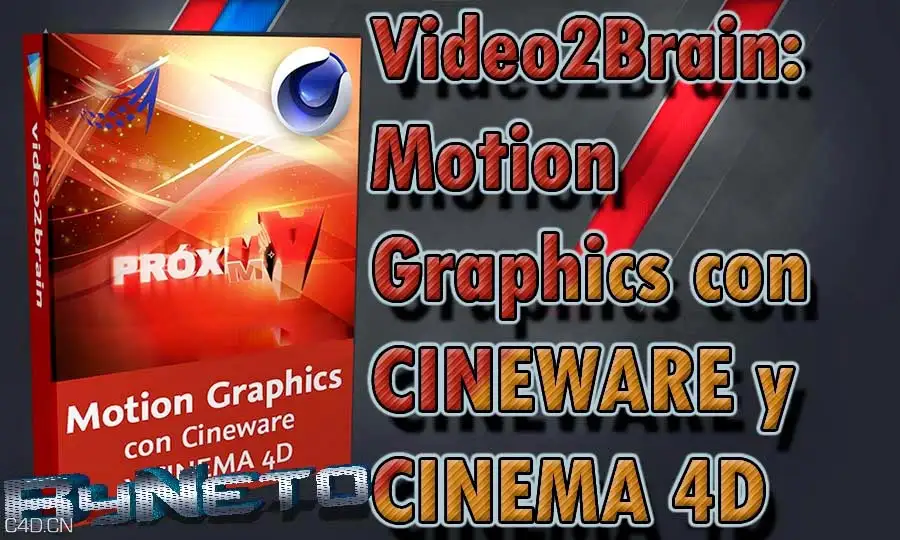 CINEMA 4D运动图形与CINEWARE Video2Brain - Motion Graphics con CINEWARE