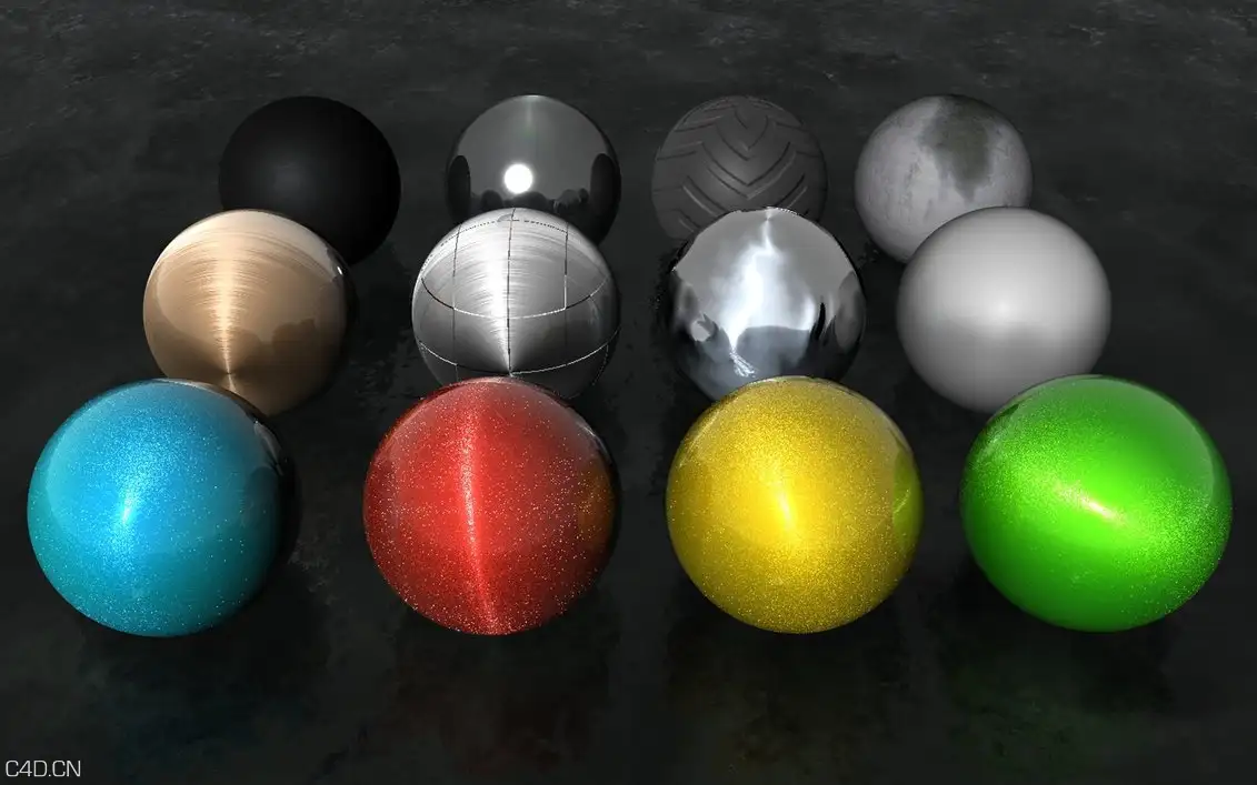 14个C4D新材质（4个发光材质、4个金属材质、4个橡胶胎面） - C4D之家 - cinema_4d_materials_pack_1_by_inthedetail.jpg