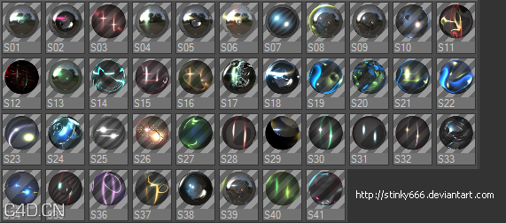 41个C4D特效材质 41 effect mats - C4D之家 - 41_effect_mats_by_stinky666.png