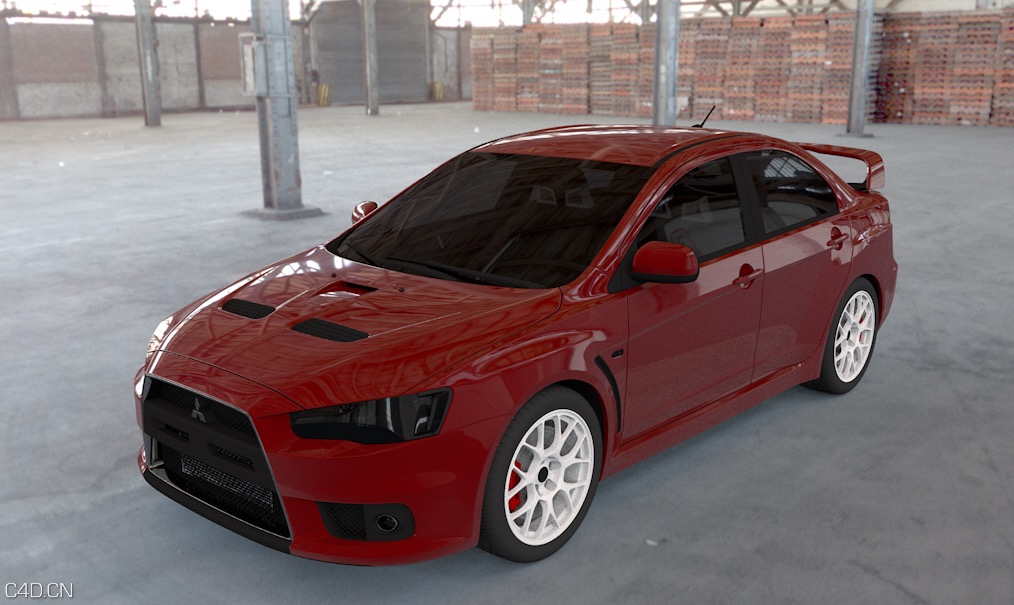 三菱LancerEvo 三厢汽车C4D模型 - C4D之家 - cinema4d_ 2015-09-23 14.57.32.jpg