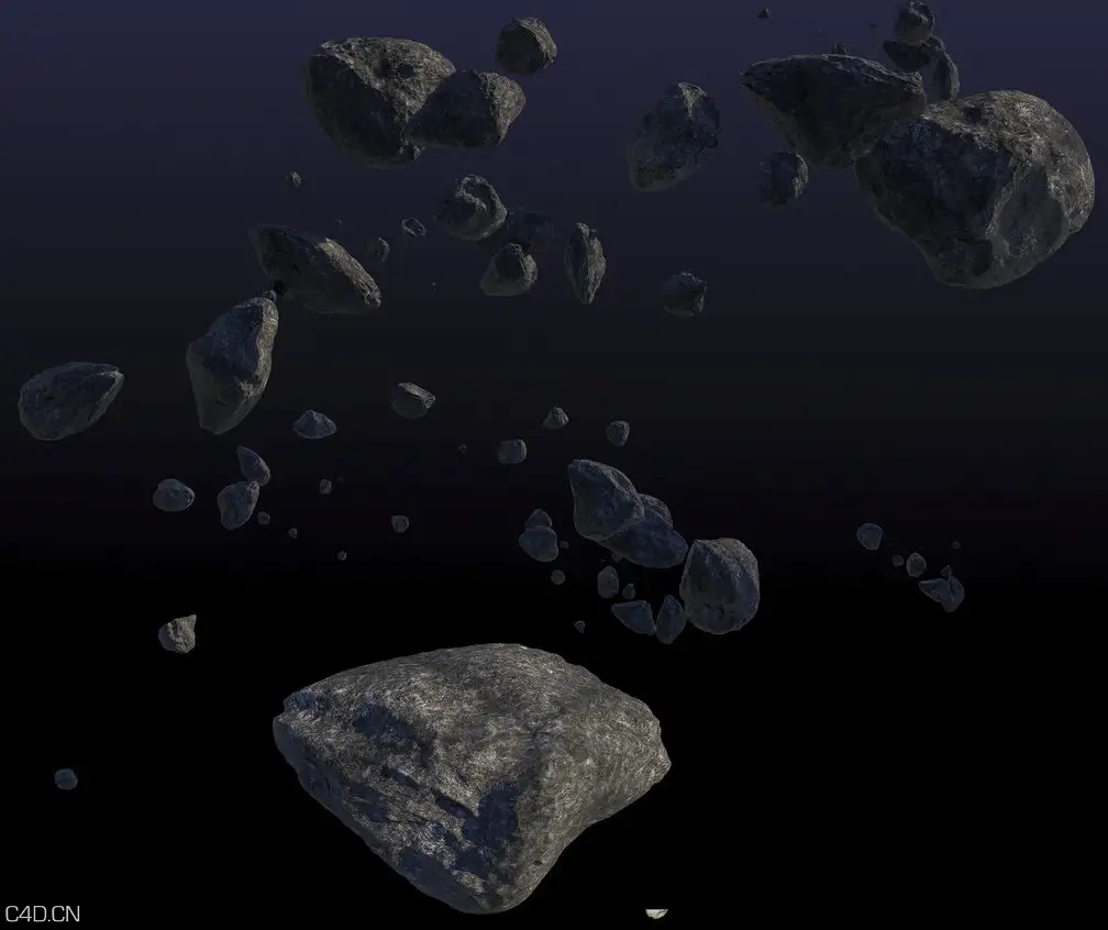 高精度石块/石头C4D模型（C4D/OBJ）Stone 3D model - C4D之家 - cinema4d_ 2015-09-23 20.59.20.jpg