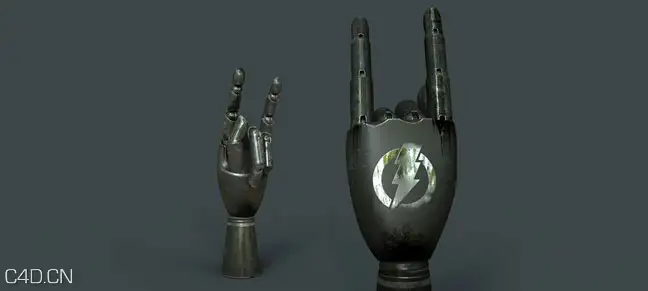 机械手C4D模型 C4D 3D Wooden Hand Rig by Matias - C4D之家 - Free-C4D-3D-Model-Rig-Xpresso-Wooden-Hand.jpg