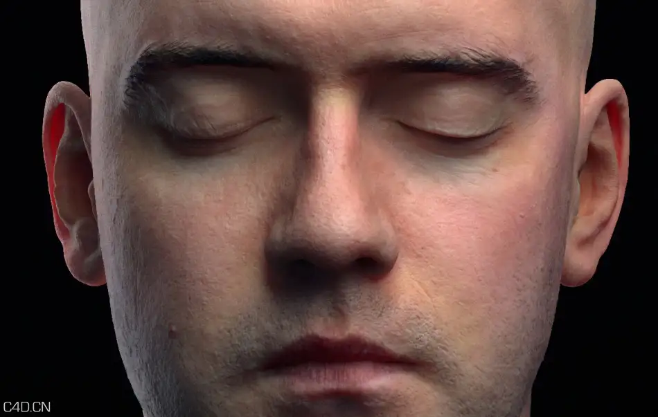 使用C4D for Vray SSS材质制作真实的人体皮肤实用进阶教程
