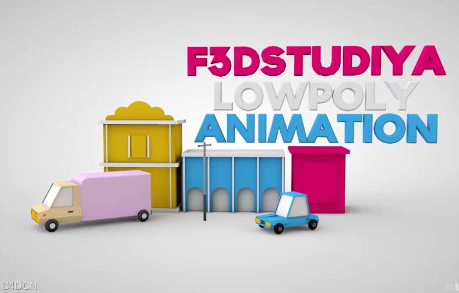 CINEMA 4D低面多边形广告场景模型建模及动画教程 - C4D之家 - cinema4d_ 2015-09-26 20.49.03.jpg