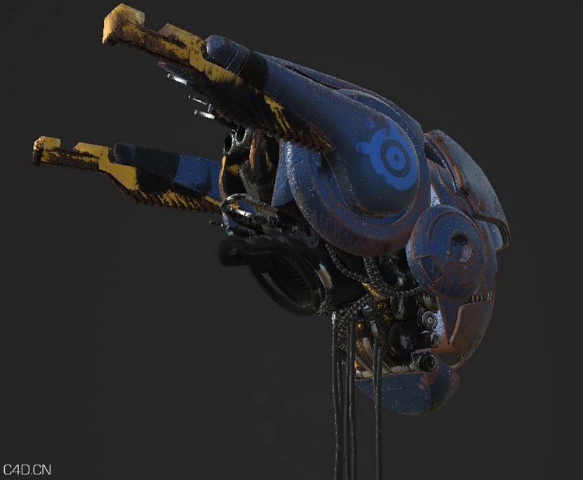 机甲怪物C4D模型 Mech monster 3D model