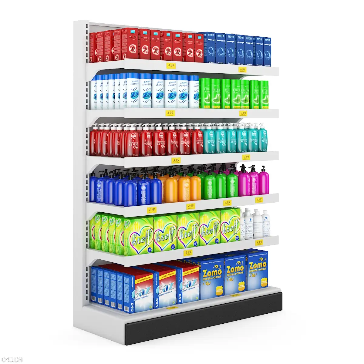 商场超市货架、产品架、购物商品架3D模型 CGAxis Models Volume 32 – Supermarket - C4D之家 - cgaxis_models_32_10.jpg