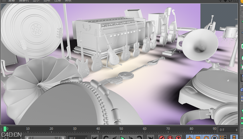 47种c4d乐器器材模型 - C4D之家 - QQ截图20151001205302.png