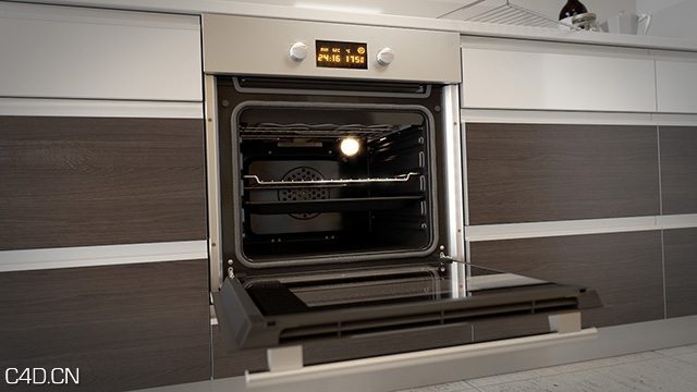 C4D R17渲染作品 CINEMA 4D R17 Content browser - C4D之家 - ovenopen1.jpg