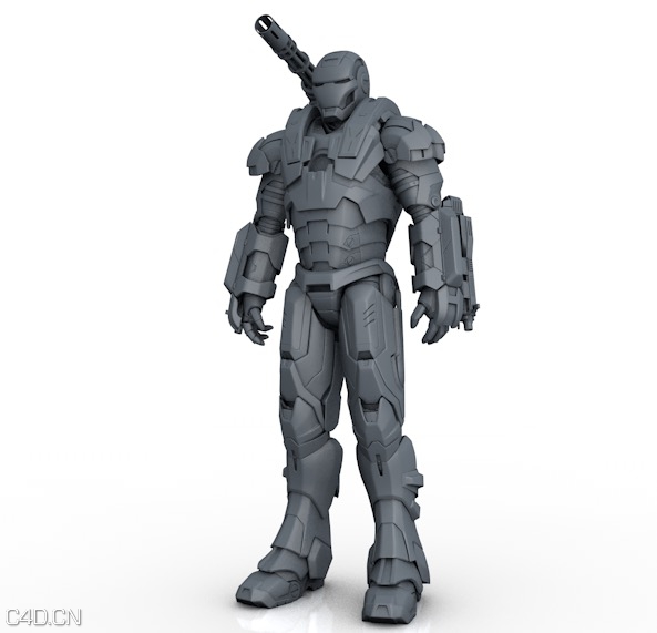 变形金刚C4D模型 War Machine