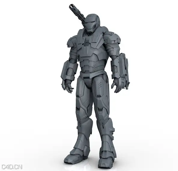 变形金刚C4D模型 War Machine