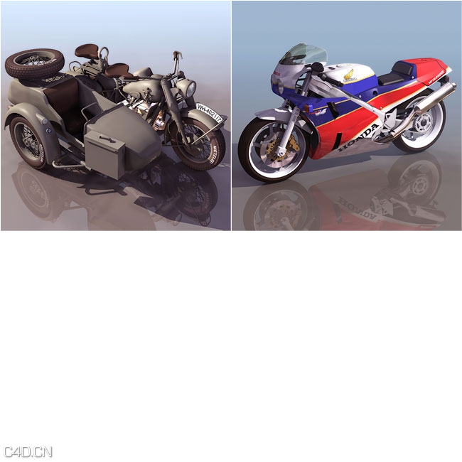 18个各式高級摩托車模組18款（3DS模型） - C4D之家 - 联系表-005.jpg