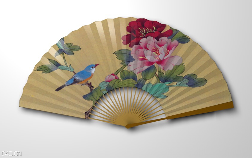 C4D折扇动画工程 Fan animation - C4D之家 - cinema4d_ 2015-10-10 00.21.24.jpg