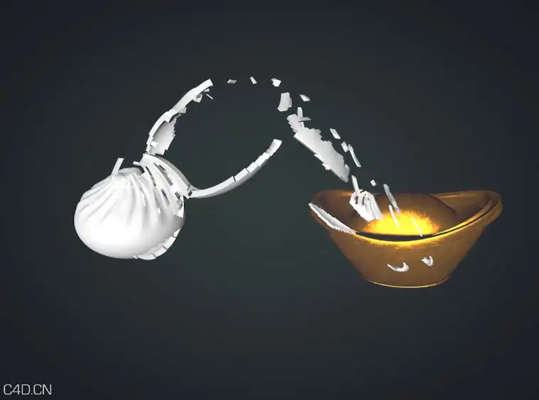 C4D物体变换动画工程：从包子变成元宝Object transformation animation project - C4D之家 - cinema4d_-2015-10-10-01.28.05.jpg