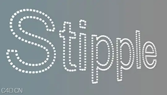 C4D虚线样条插件汉化版Tools4D-Stipple Modifier