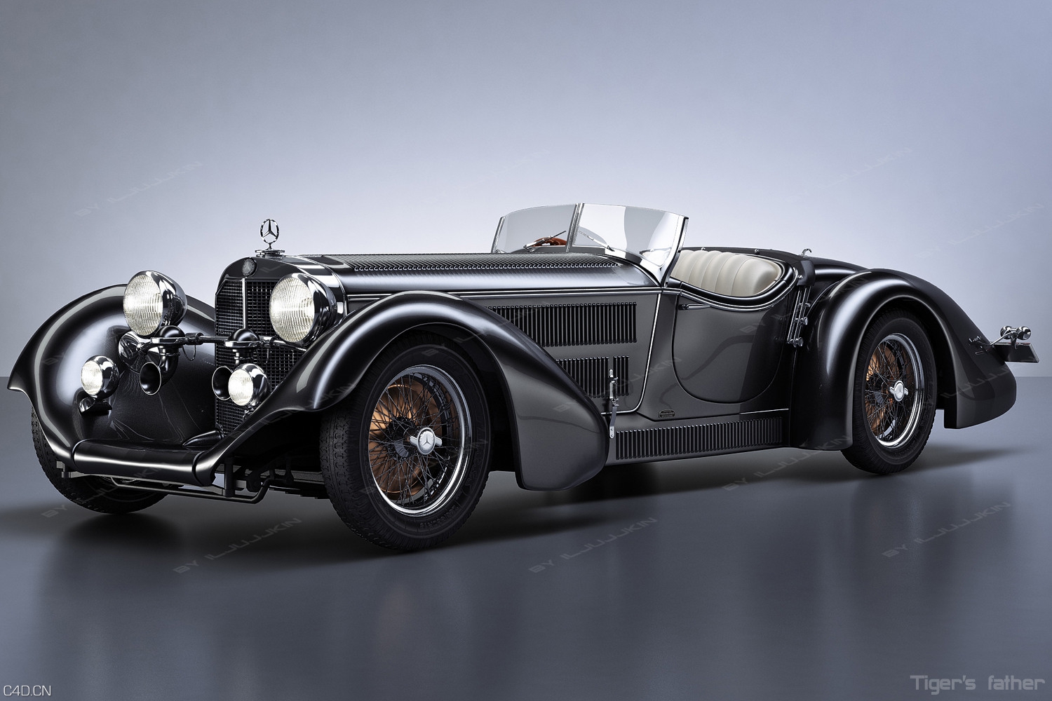 高精度复古敞篷老爷车汽车C4D模型 Turbosquid – Mercedes-Benz SS Roadster 1930 - C4D之家 - Mercedes-Benz SS_01.jpgb1ace51e-d247-4ea4-a588-a1480dcef585Original.jpg