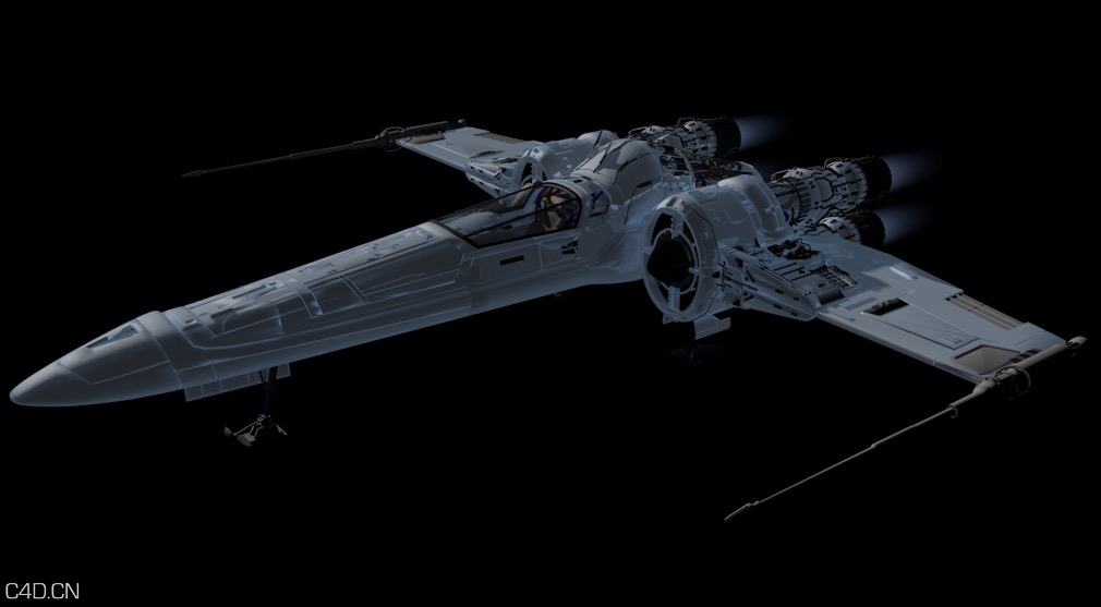 科幻飞机C4D模型 space shipe - C4D之家 - cinema4d_ 2015-10-19 15.47.58.jpg