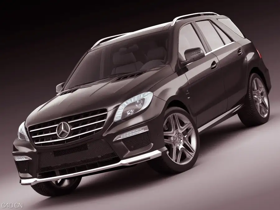 奔驰越野车3D模型 Mercedes ML63 AMG