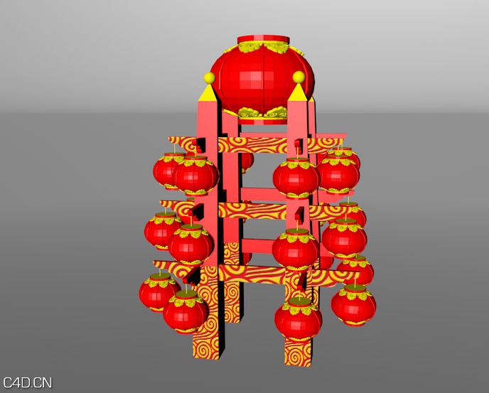 元宵节喜庆节日模型：灯笼塔C4D模型 - C4D之家 - forum-201502-10-011400hn6imupbqnz6ln1l.jpg