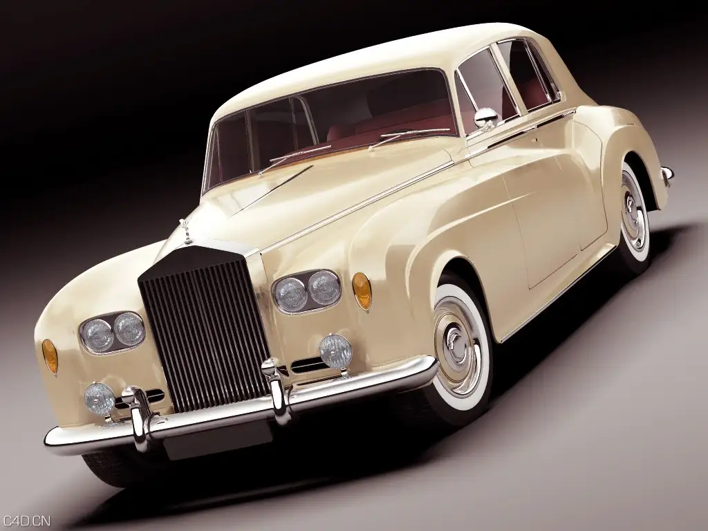 劳斯莱斯3D模型 TurboSquid – Rolls Royce Silver Cloud III