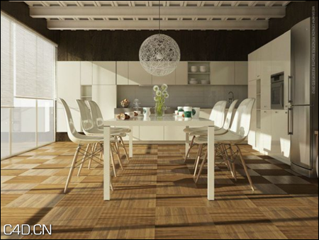 餐厅场景3D模型 Dining Interior 3d model - C4D之家 - forum-201502-14-170444cdg117xnynwzyry7.png