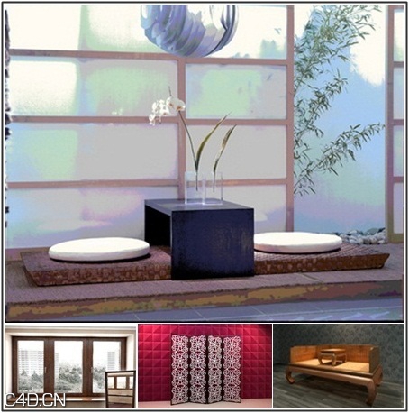 中式家具3D模型 Chinese Furnitures