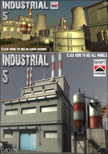 化工厂厂区3D景观模型 DEXSOFT-GAMES – Industrial 5. model pack - C4D之家 - forum-201502-06-021711h1zv4ako4a8vkfk4.jpg