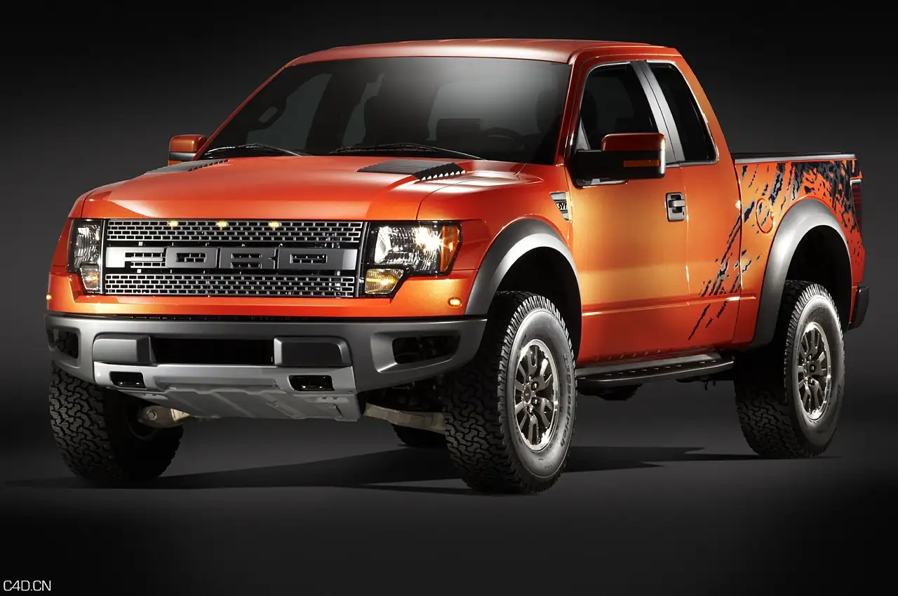 福特猛禽皮卡汽车3D模型 Ford F-150 SVT Raptor