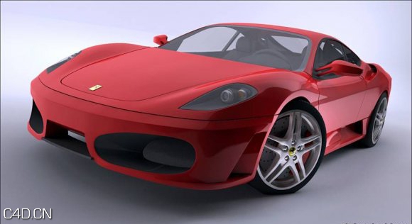 法拉利 Ferrari F430 C4D模型下载