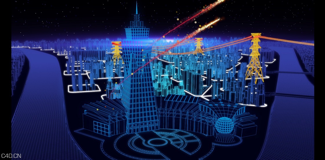 西湖文化广场线条城市动画C4D工程文件 Line city animation - C4D之家 - forum-201502-09-112459iey5pw3zc0wckvb3.jpg