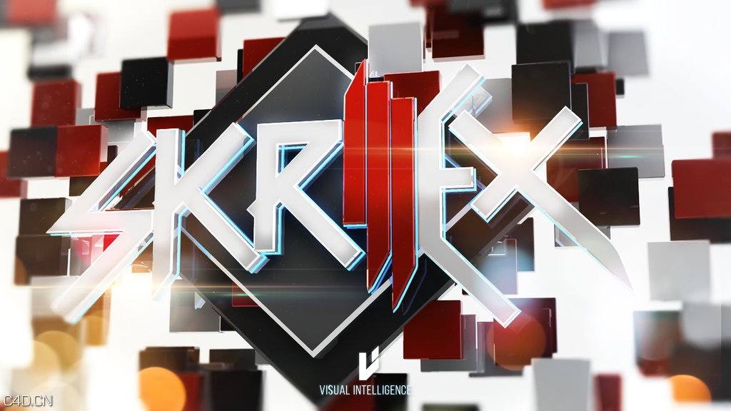 C4D静帧工程文件 Skrillex 4D