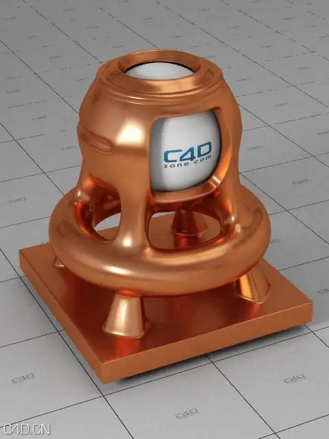 Vray for C4D 金属材质-铜 rame - C4D之家 - rame.jpg