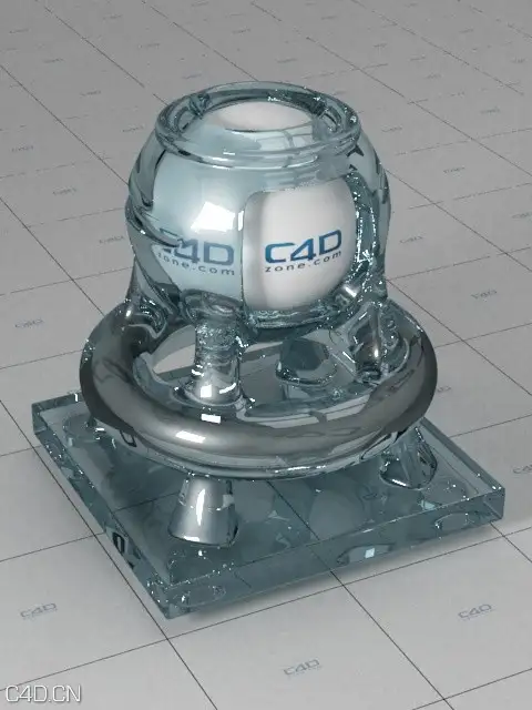 Vray for C4D玻璃材质 vetro celeste