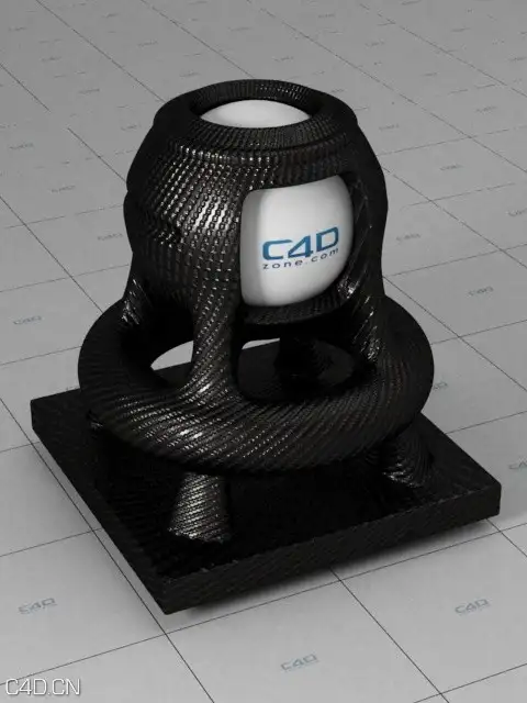 vray黑色金属材质-carbonio - C4D之家 - carbonio.jpg