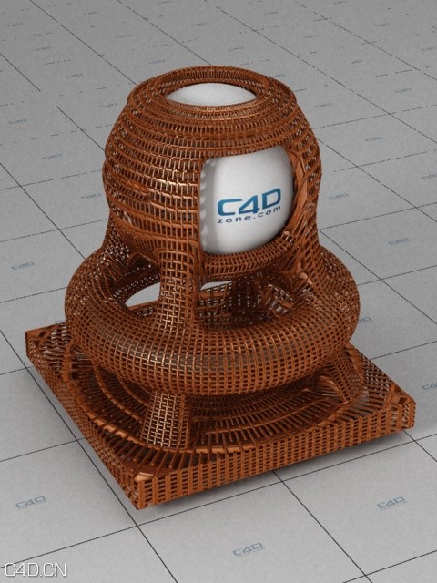 vray藤椅材质-网孔材质 Wicker chair Mesh - C4D之家 - r2.jpg