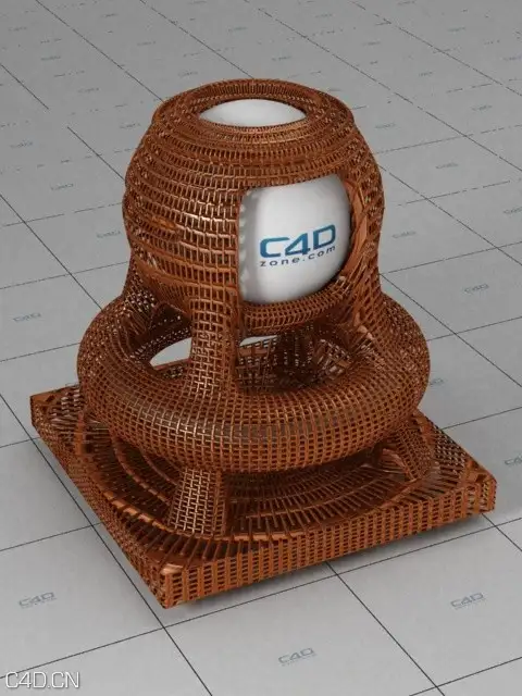 vray藤椅材质-网孔材质 Wicker chair Mesh - C4D之家 - r2.jpg
