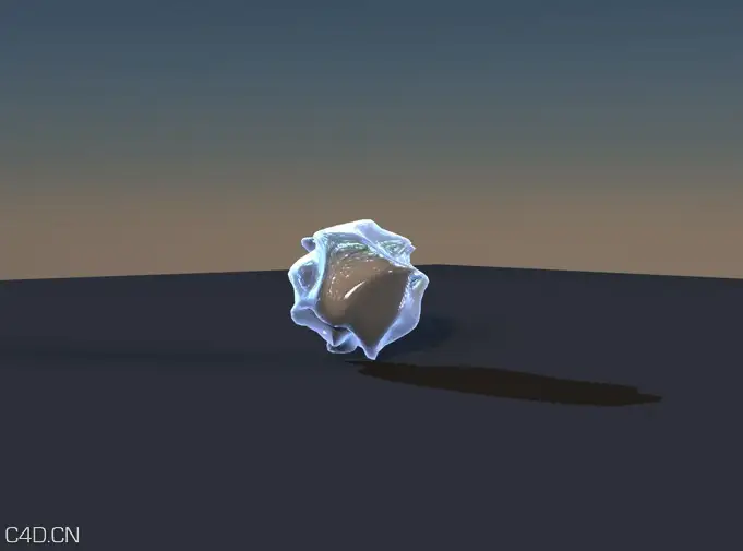 C4D液态物体变形动画工程 Liquid selfwalker (C4D Studio only)