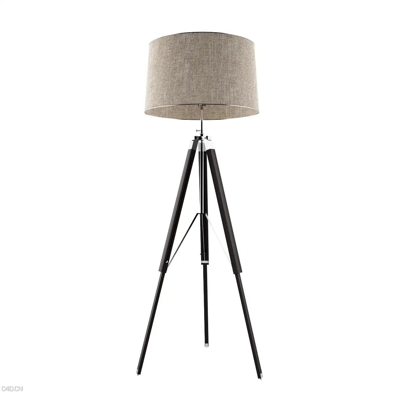 三脚架落地灯C4D模型 Tripod Lamp by Lombok