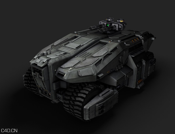 星球大战科幻宇宙飞船：APC装甲战车、APC科幻战车C4D模型 SciFi_APC - C4D之家 - cinema4d_ 2015-10-30 14.30.38.jpg