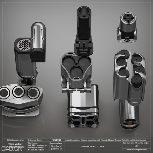 未来科幻机械武器零件C4D模型 Vitaly Bulgarov BlackWidow Pack - C4D之家 - BlackWidow_AttachmentBlocks_13.jpg