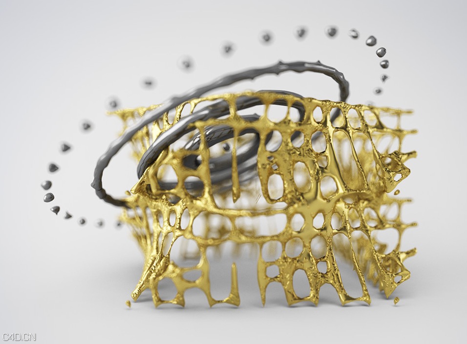 C4D X-Particles腐蚀液态黄金LOGO动画工程（C4D for vray） - C4D之家 - cinema4d_ 2015-11-01 18.31.06.jpg