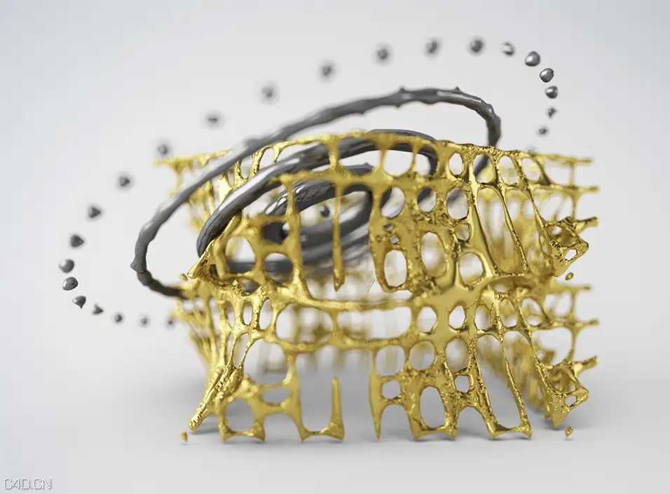 C4D X-Particles腐蚀液态黄金LOGO动画工程（C4D for vray） - C4D之家 - cinema4d_ 2015-11-01 18.31.06.jpg