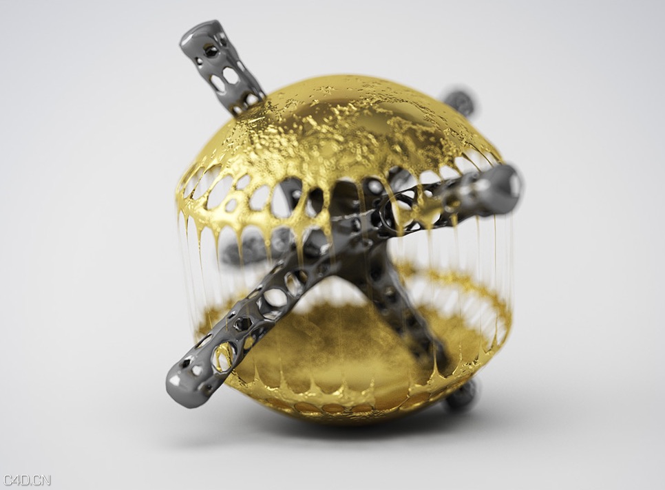 C4D X-Particles腐蚀液态黄金LOGO动画工程（C4D for vray） - C4D之家 - cinema4d_ 2015-11-01 18.31.19.jpg