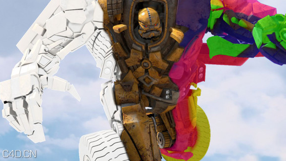 变形金刚从概念设计到后期合成 - C4D之家 - 10 Transforming Robot Production Pipeline Volume 10: Compositing 