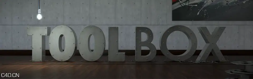 C4D产品展示场景预设工程 mstudio toolbox